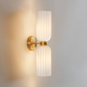 Modern classic opal wall lighting - Leonora