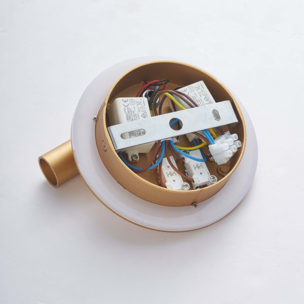 Trendy golden double LED reading light with...