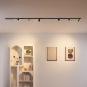 Slim black ceiling light - Lyne