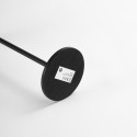 Black wireless LED table lamp with rechargeable battery IP54 - Vanyel