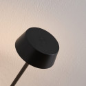 Black wireless LED table lamp with rechargeable battery IP54 - Vanyel