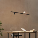 Modern black track light - Lyne
