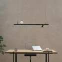 Suspended adjustable track spot - Lyne