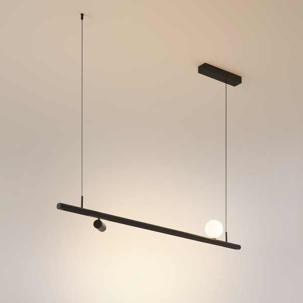Contemporary black track light - Lyne