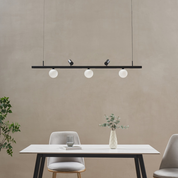 Globe and spot pendant - Lyne