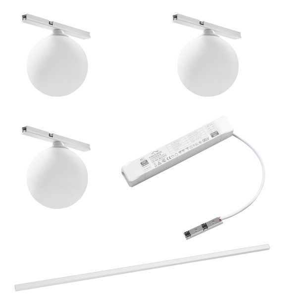 Glass globe ceiling light - Lyne