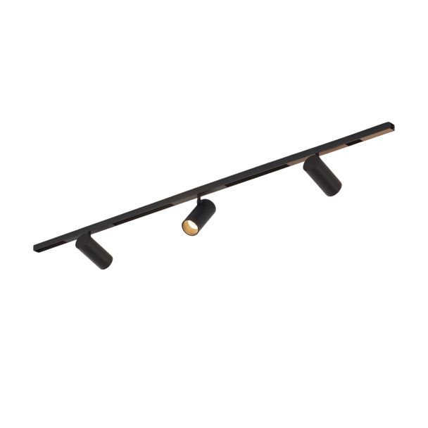 Contemporary black LED system - Lyne