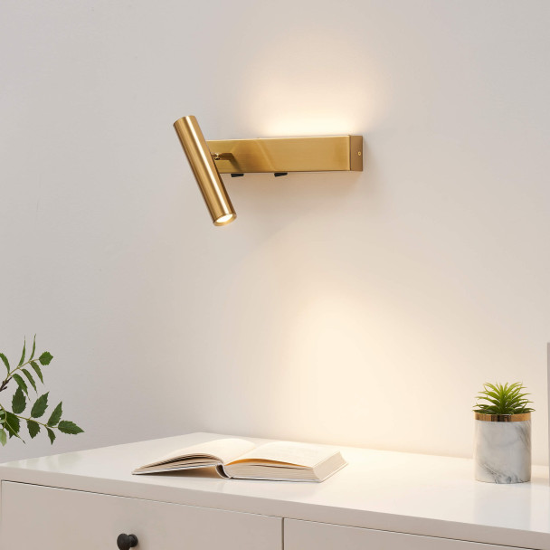 Brass reading wall lights | Lodvi