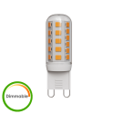 Dimmable G9 3W LED Bulb - Warm white