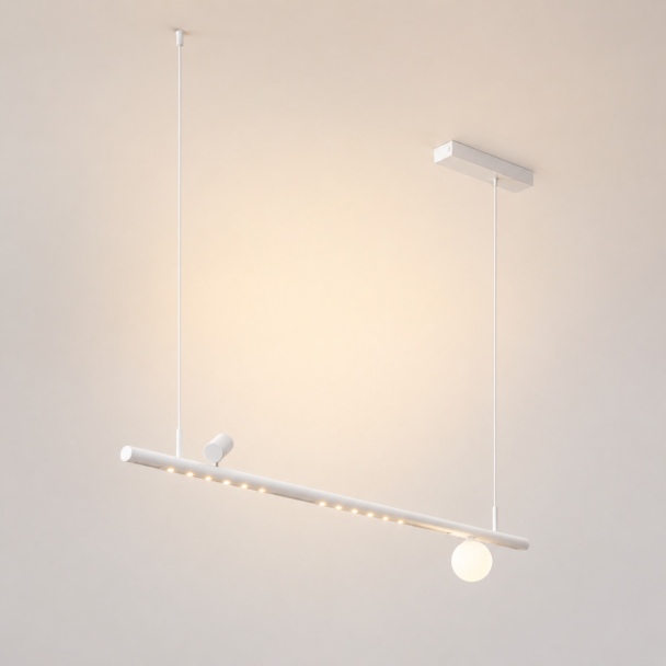 White magnetic pendant system 1 spotlight 2...