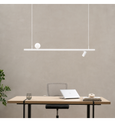 White magnetic pendant system 1 spotlight 2 profiles and... 2