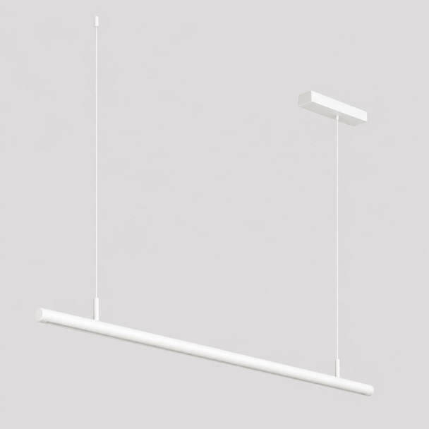 White magnetic pendant light without light...