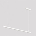White magnetic pendant light without light source with inbuilt 50W driver customizable - Lyne