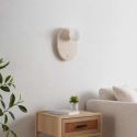 Wall light in travertine marble and glass - Oré