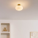 Wall light or spot with ribbed opal glass - Ambrine