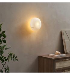Natural alabaster light 20 cm - Liam