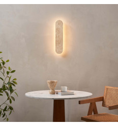 Genuine travertine wall light LED 5W - Adrian 2