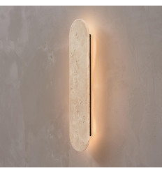 Genuine travertine wall light LED 5W - Adrian