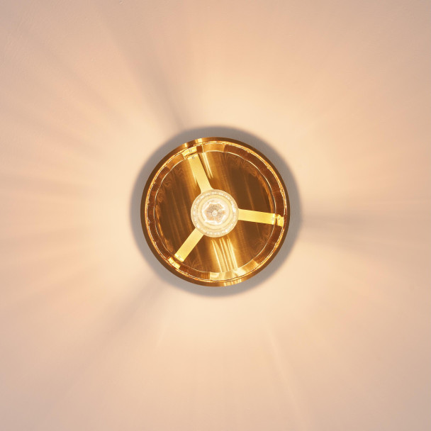 Small ceiling light with gradient glass and...
