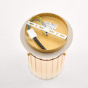 Small ceiling light with gradient glass and gold metal - Elyora