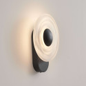 Black halo-effect wall light LED 6W - Sorelli