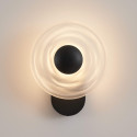 Black halo-effect wall light LED 6W - Sorelli