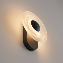 Black halo-effect wall light LED 6W - Sorelli