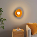 Orange ceramic wall light - Florélys