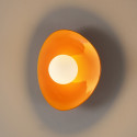 Orange ceramic wall light - Florélys