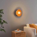 Orange ceramic wall light - Florélys
