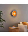 Orange ceramic wall light - Florélys