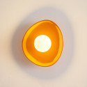 Orange ceramic wall light - Florélys