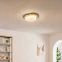 Dimmable shiny gold ceiling light with opal diffuser 50 cm - Kiel
