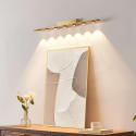 Gold linear LED wall light 70 cm - Vasilka