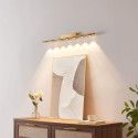 Gold linear LED wall light 70 cm - Vasilka