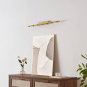 Gold linear LED wall light 70 cm - Vasilka