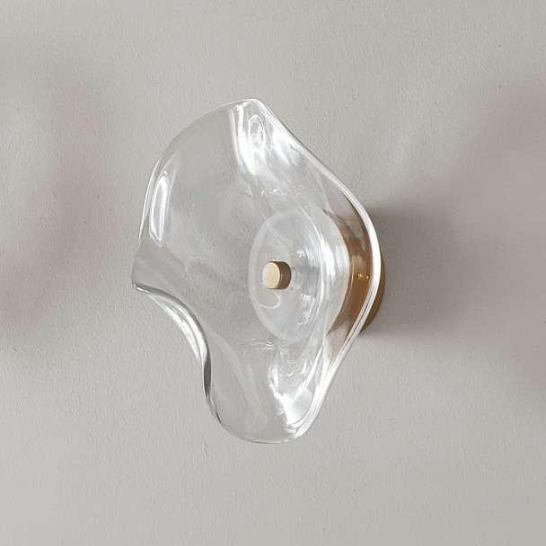 Wall light with clear glass diffuser 7W LED - Lysa