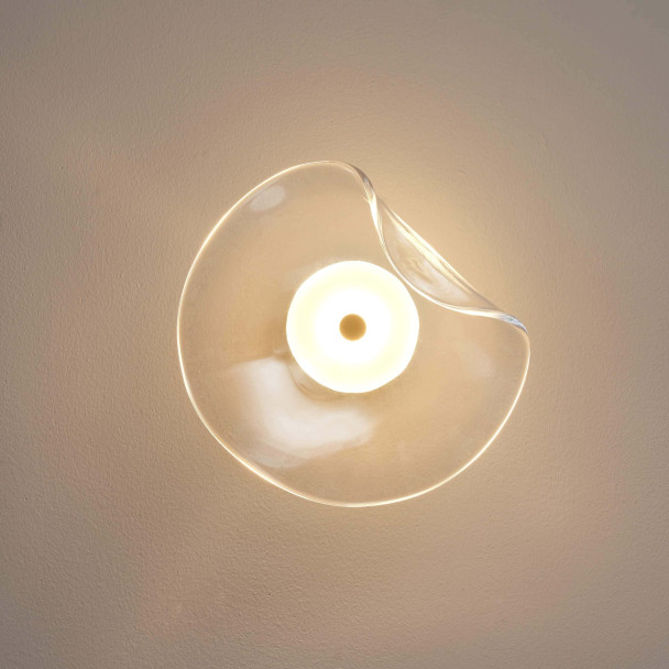 Wall light with clear glass diffuser 7W LED - Lysa