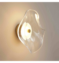 Wall light with clear glass diffuser 7W LED - Lysa