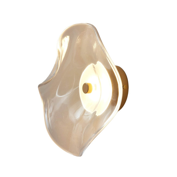Wall light with clear glass diffuser 7W LED - Lysa