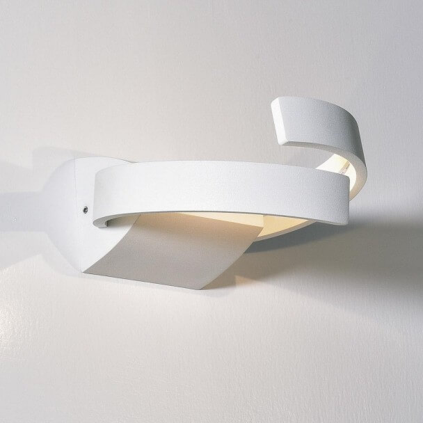 Wall light - LED aluminium design 2 Light round - Arca