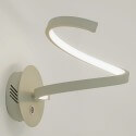 Wall light - LED satin silver design with 3-step dimmer switch - Looper